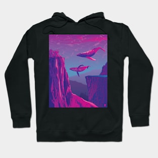 Ballenas Rosas Hoodie